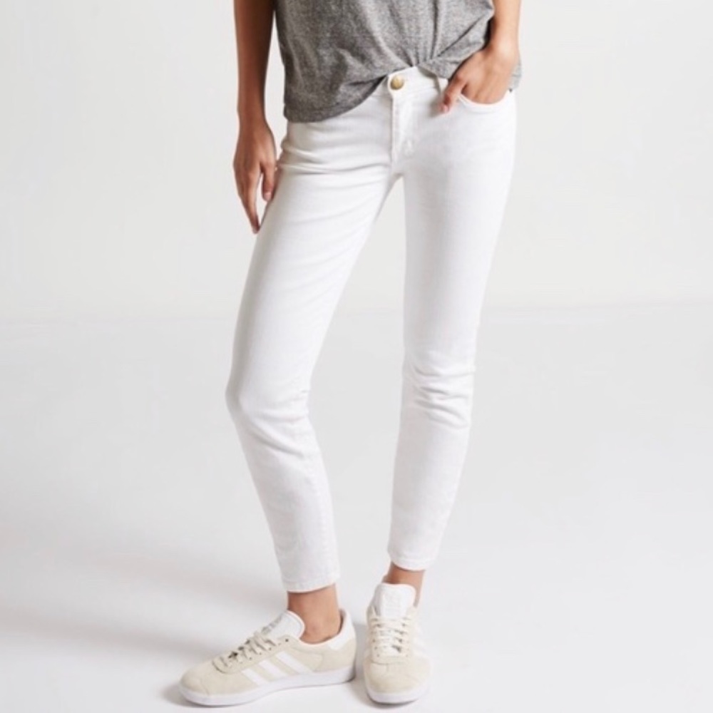 Current/Elliot White Stiletto Jeans Sz 26